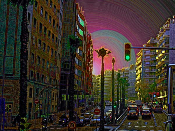 Barcelona sunset